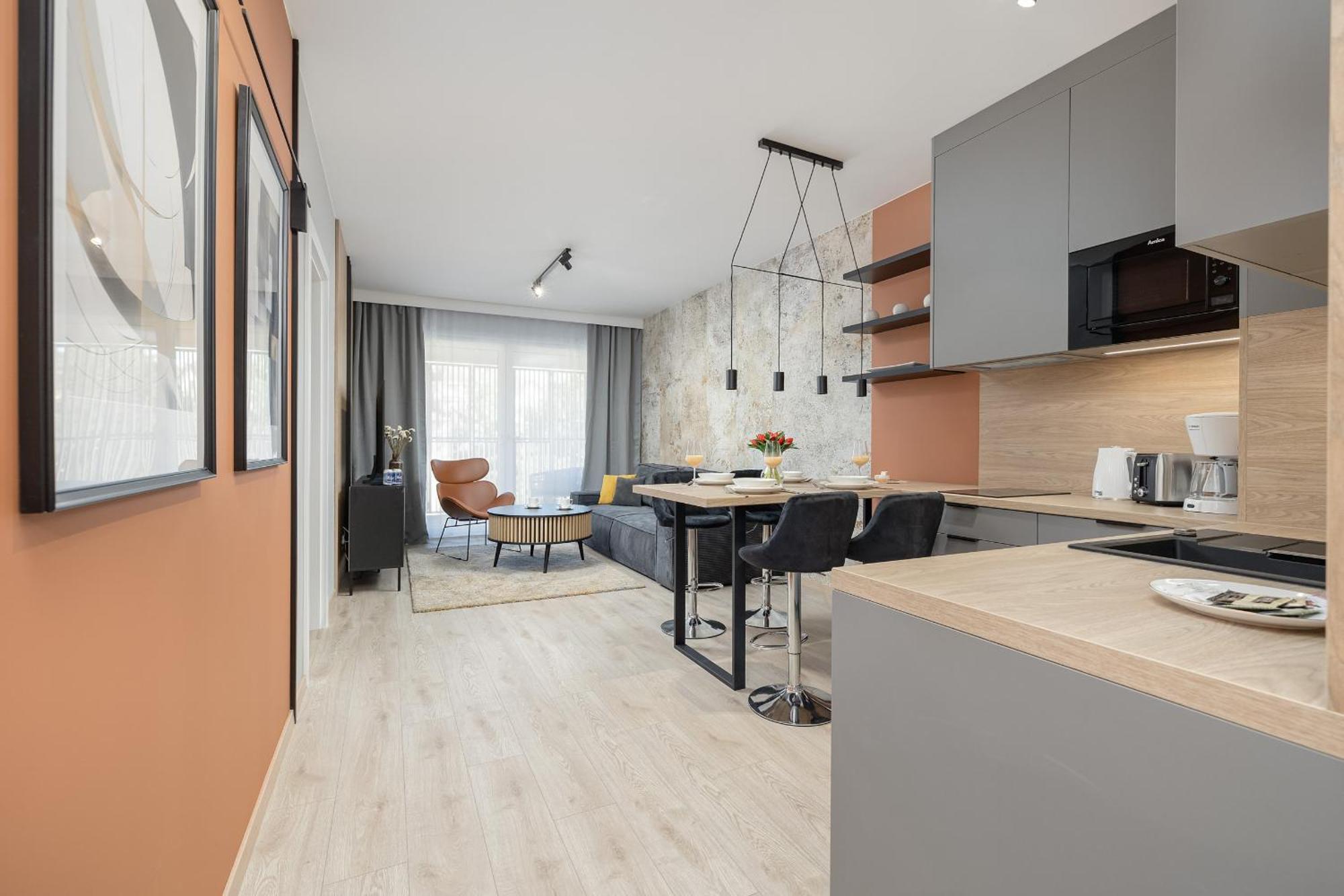 Nowoczesny I Elegancki Apartament A212 Z Balkonem I Parkingiem By Noclegi Renters Miedzyzdroje Bagian luar foto
